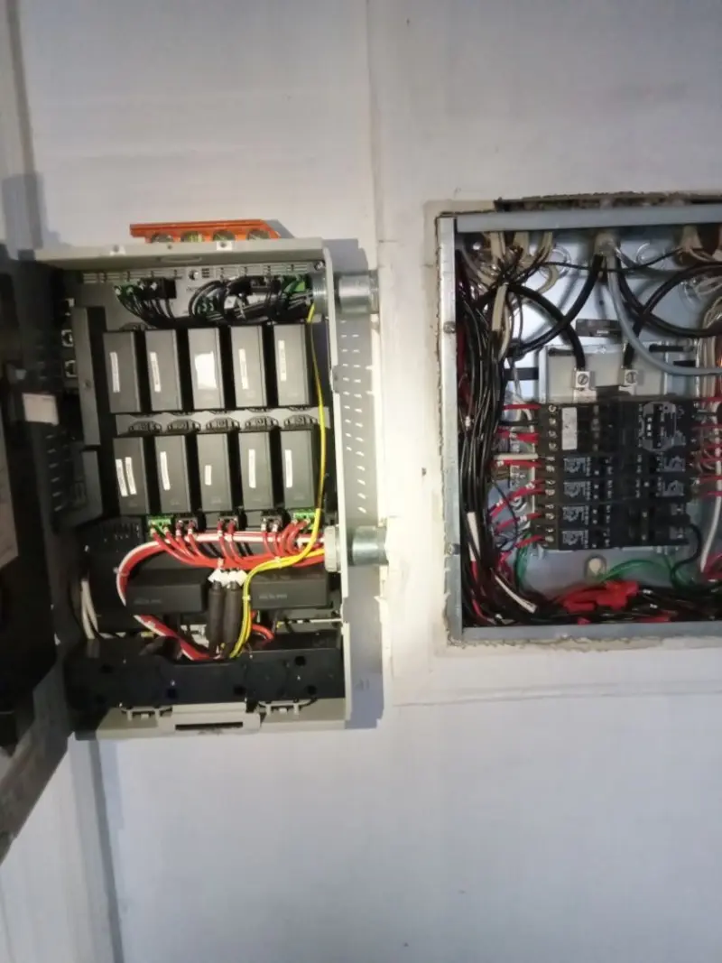 Electrical panel upgrade completed for Carbon Monoxide Detector Installation in Ladue